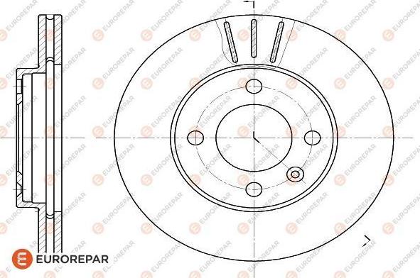 EUROREPAR 1618884580 - Тормозной диск unicars.by