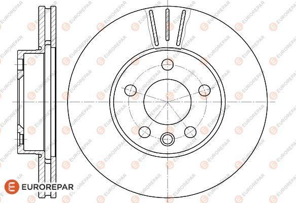 EUROREPAR 1618883280 - Тормозной диск unicars.by