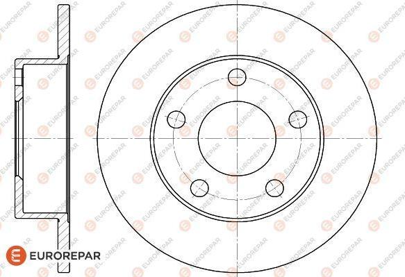 EUROREPAR 1618887280 - Тормозной диск unicars.by