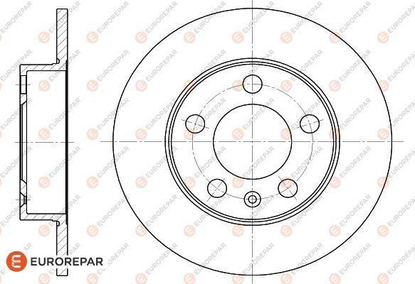 EUROREPAR 1618874180 - Тормозной диск unicars.by