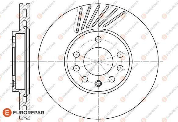 EUROREPAR 1618876780 - Тормозной диск unicars.by