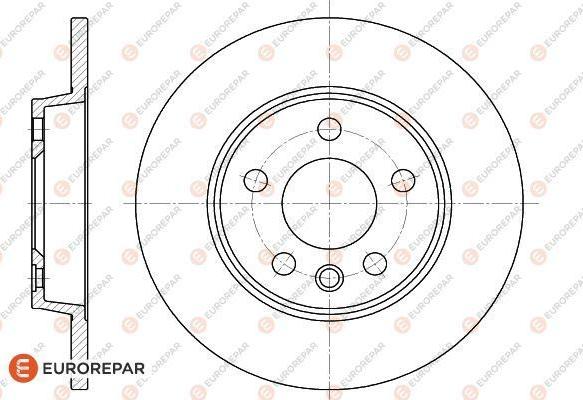 EUROREPAR 1618878980 - Тормозной диск unicars.by