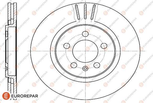 EUROREPAR 1618877880 - Тормозной диск unicars.by