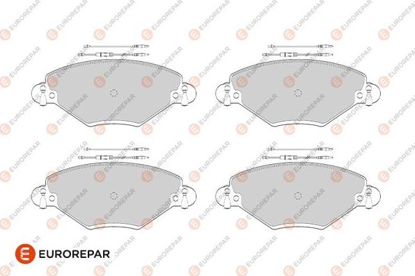 EUROREPAR 1686275480 - Тормозные колодки, дисковые, комплект unicars.by