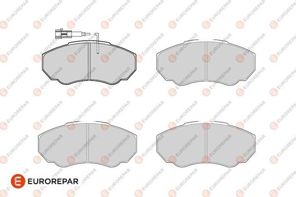 EUROREPAR 1686277480 - Тормозные колодки, дисковые, комплект unicars.by