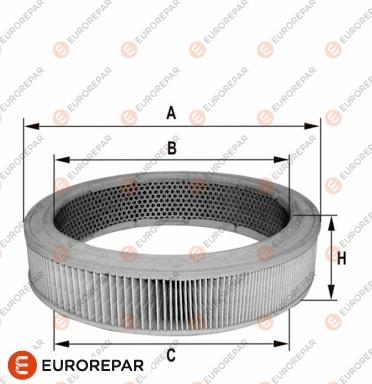 EUROREPAR 1680347780 - Воздушный фильтр, двигатель unicars.by