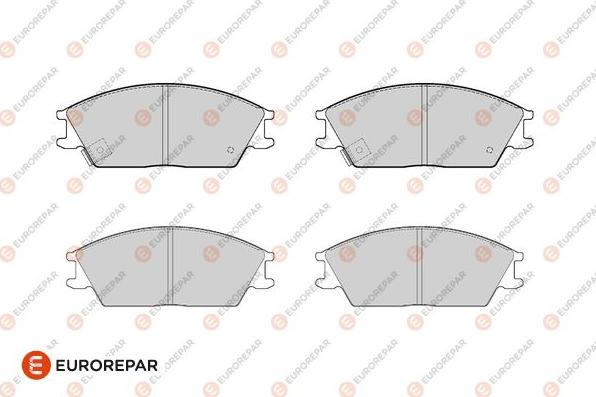 EUROREPAR 1682316880 - Тормозные колодки, дисковые, комплект unicars.by