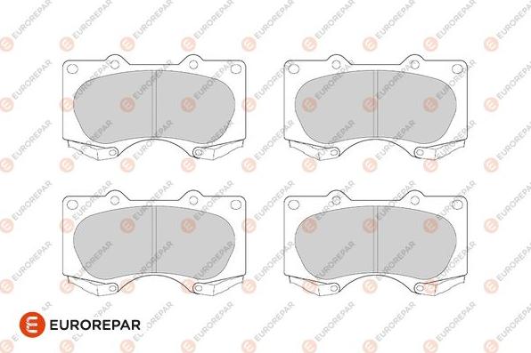 EUROREPAR 1682322180 - Тормозные колодки, дисковые, комплект unicars.by