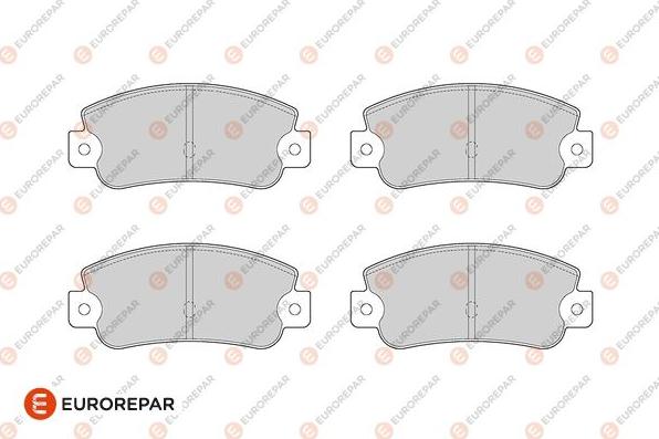 EUROREPAR 1682322380 - Тормозные колодки, дисковые, комплект unicars.by