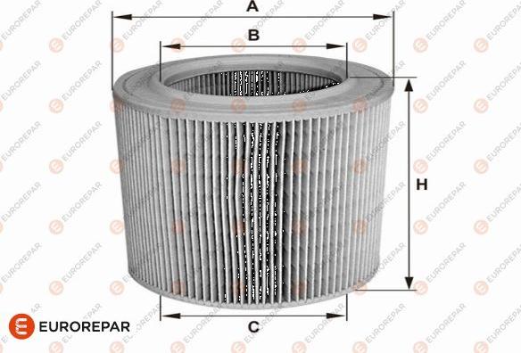 EUROREPAR 1682263880 - Воздушный фильтр, двигатель unicars.by