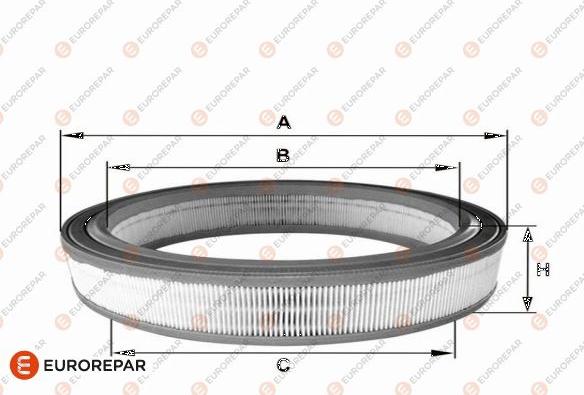 EUROREPAR 1682267080 - Воздушный фильтр, двигатель unicars.by