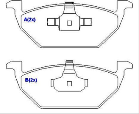 EUROREPAR 1636487680 - Тормозные колодки, дисковые, комплект unicars.by