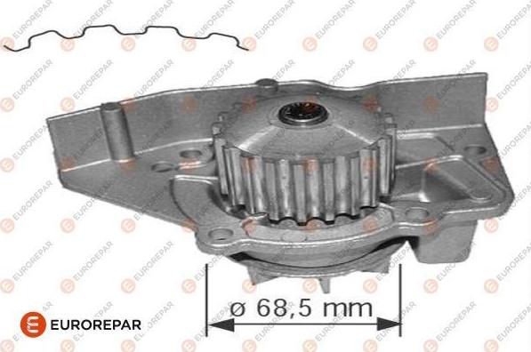 EUROREPAR 1623097980 - Водяной насос unicars.by