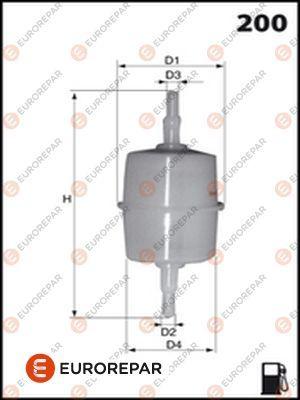 EUROREPAR E145057 - Топливный фильтр unicars.by