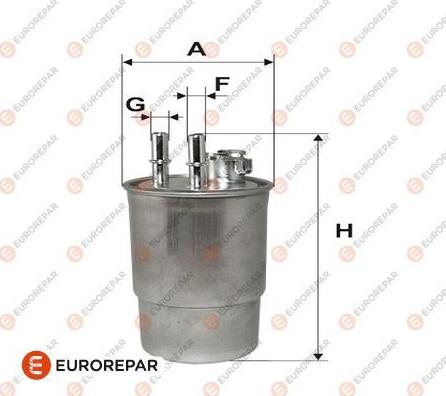 EUROREPAR E148159 - Топливный фильтр unicars.by