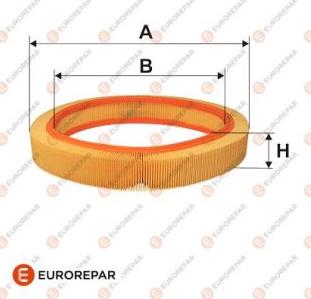 EUROREPAR E147074 - Воздушный фильтр, двигатель unicars.by