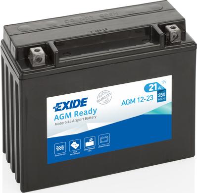 Exide AGM12-23 - Стартерная аккумуляторная батарея, АКБ unicars.by