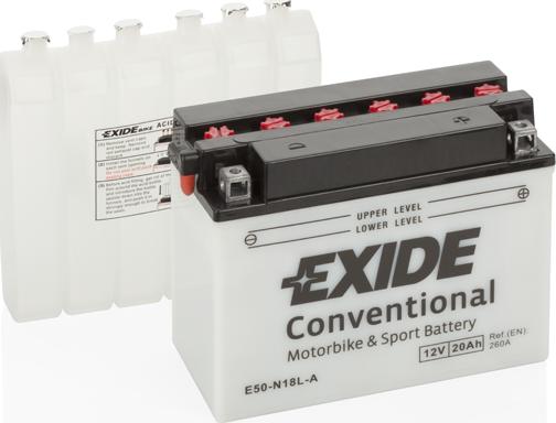 Exide E50-N18L-A - Стартерная аккумуляторная батарея, АКБ unicars.by