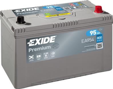 Exide EA954 - Стартерная аккумуляторная батарея, АКБ unicars.by