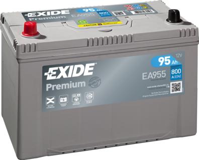 Exide EA955 - Стартерная аккумуляторная батарея, АКБ unicars.by