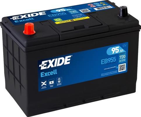 Exide EB955 - Стартерная аккумуляторная батарея, АКБ unicars.by