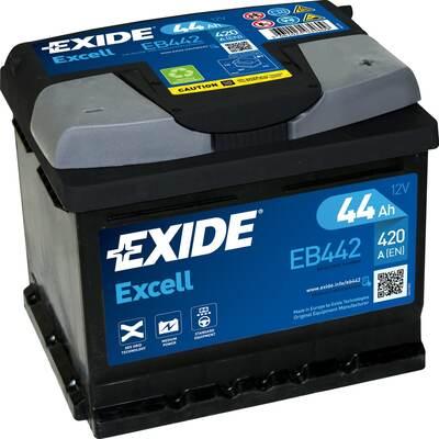 Exide EB442 - Стартерная аккумуляторная батарея, АКБ unicars.by