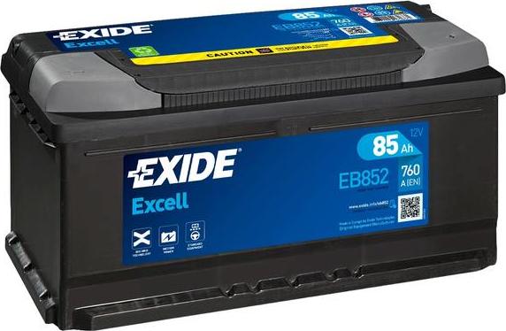 Exide EB852 - Стартерная аккумуляторная батарея, АКБ unicars.by