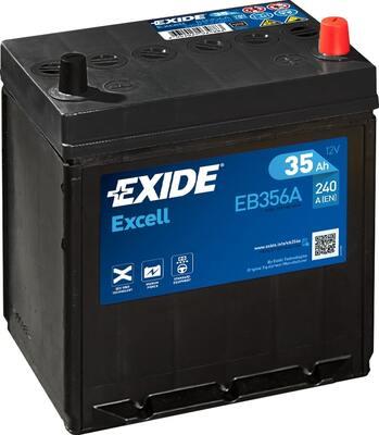 Exide EB356A - Стартерная аккумуляторная батарея, АКБ unicars.by