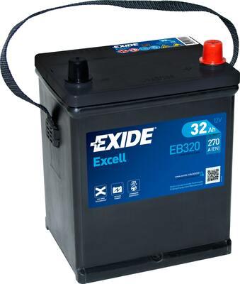 Exide EB320 - Стартерная аккумуляторная батарея, АКБ unicars.by