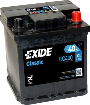 Exide EC400 - Стартерная аккумуляторная батарея, АКБ unicars.by