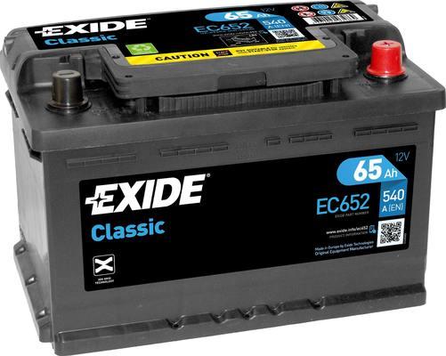 Exide EC652 - Стартерная аккумуляторная батарея, АКБ unicars.by