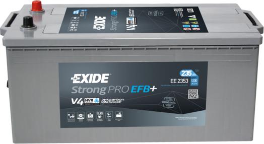 Exide EE2353 - Стартерная аккумуляторная батарея, АКБ unicars.by