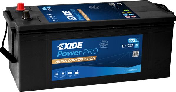 Exide EJ1723 - Стартерная аккумуляторная батарея, АКБ unicars.by