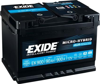 Exide EK900 - Стартерная аккумуляторная батарея, АКБ unicars.by