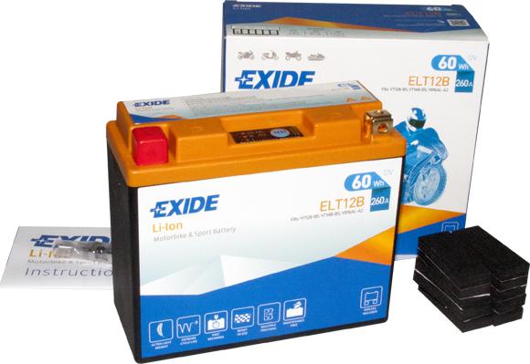 Exide ELT12B - Стартерная аккумуляторная батарея, АКБ unicars.by