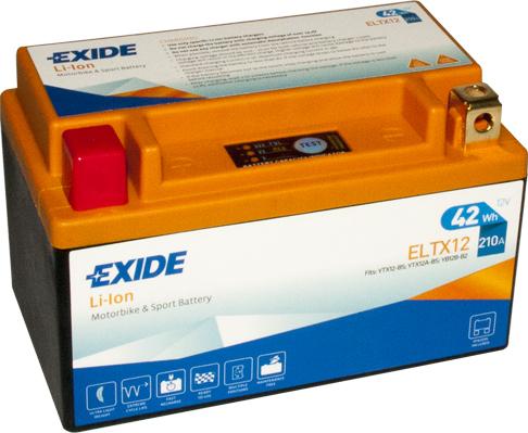 Exide ELTX12 - Стартерная аккумуляторная батарея, АКБ unicars.by