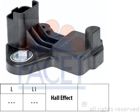 FACET 9.0458 - Датчик импульсов, коленвал unicars.by