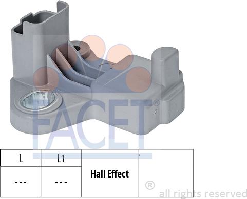 FACET 9.0602 - Датчик импульсов, коленвал unicars.by