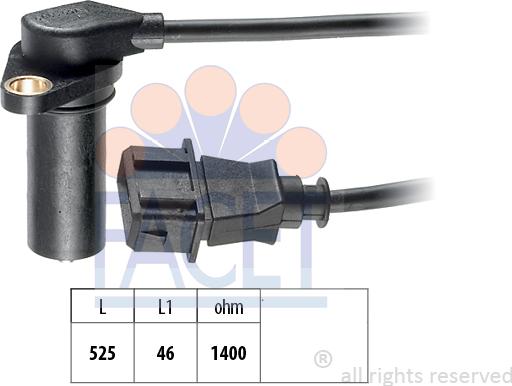 FACET 9.0068 - Датчик импульсов, коленвал unicars.by