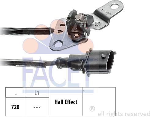 FACET 9.0355 - Датчик, положение распределительного вала unicars.by