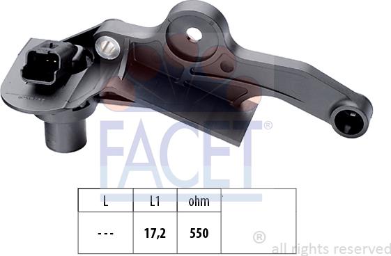 FACET 9.0298 - Датчик импульсов, коленвал unicars.by