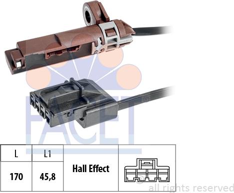 FACET 9.0798 - Датчик RPM, частота вращения unicars.by