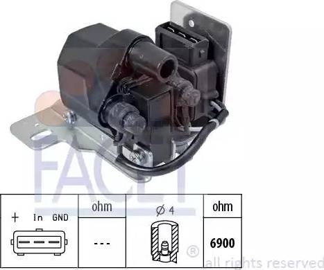 FACET 9.8017 - Катушка зажигания unicars.by