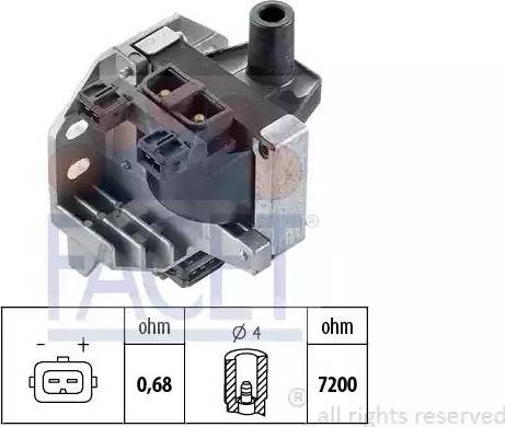 FACET 9.8106 - Катушка зажигания unicars.by