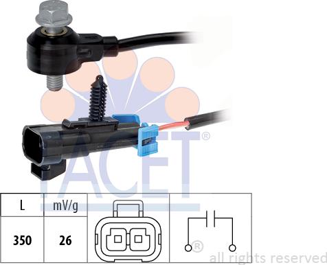 FACET 9.3093 - Датчик детонации unicars.by