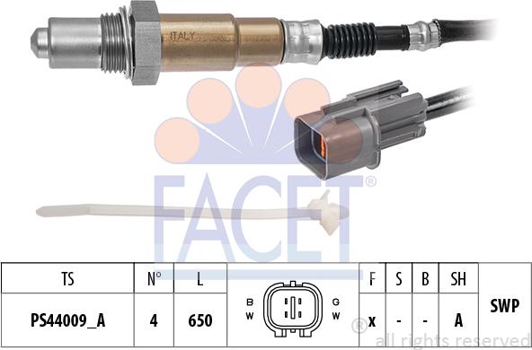 FACET 10.8550 - Лямбда-зонд, датчик кислорода unicars.by