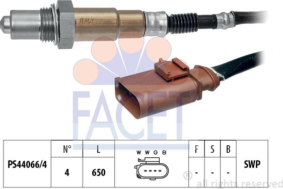 FACET 10.8057 - Лямбда-зонд, датчик кислорода unicars.by