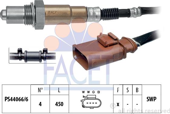 FACET 10.8134 - Лямбда-зонд, датчик кислорода unicars.by