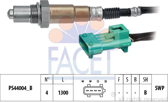 FACET 10.8222 - Лямбда-зонд, датчик кислорода unicars.by