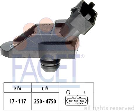 FACET 10.3053 - Датчик давления воздуха, высотный корректор unicars.by